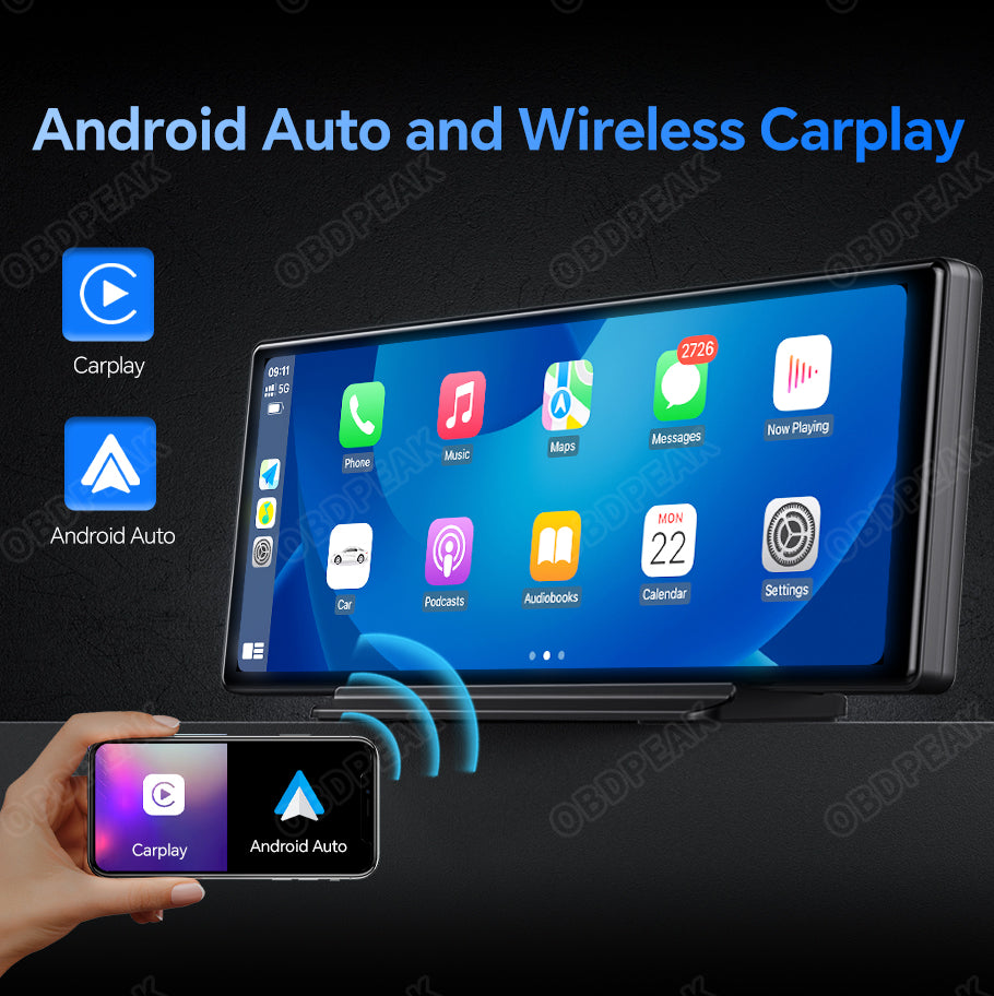 Carplay Android Auto AI Screen Rearview Mirror Camera