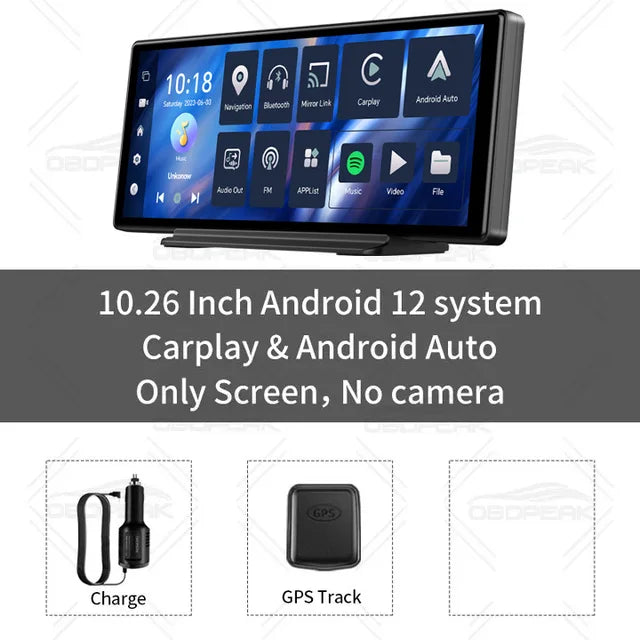 Carplay Android Auto AI Screen Rearview Mirror Camera