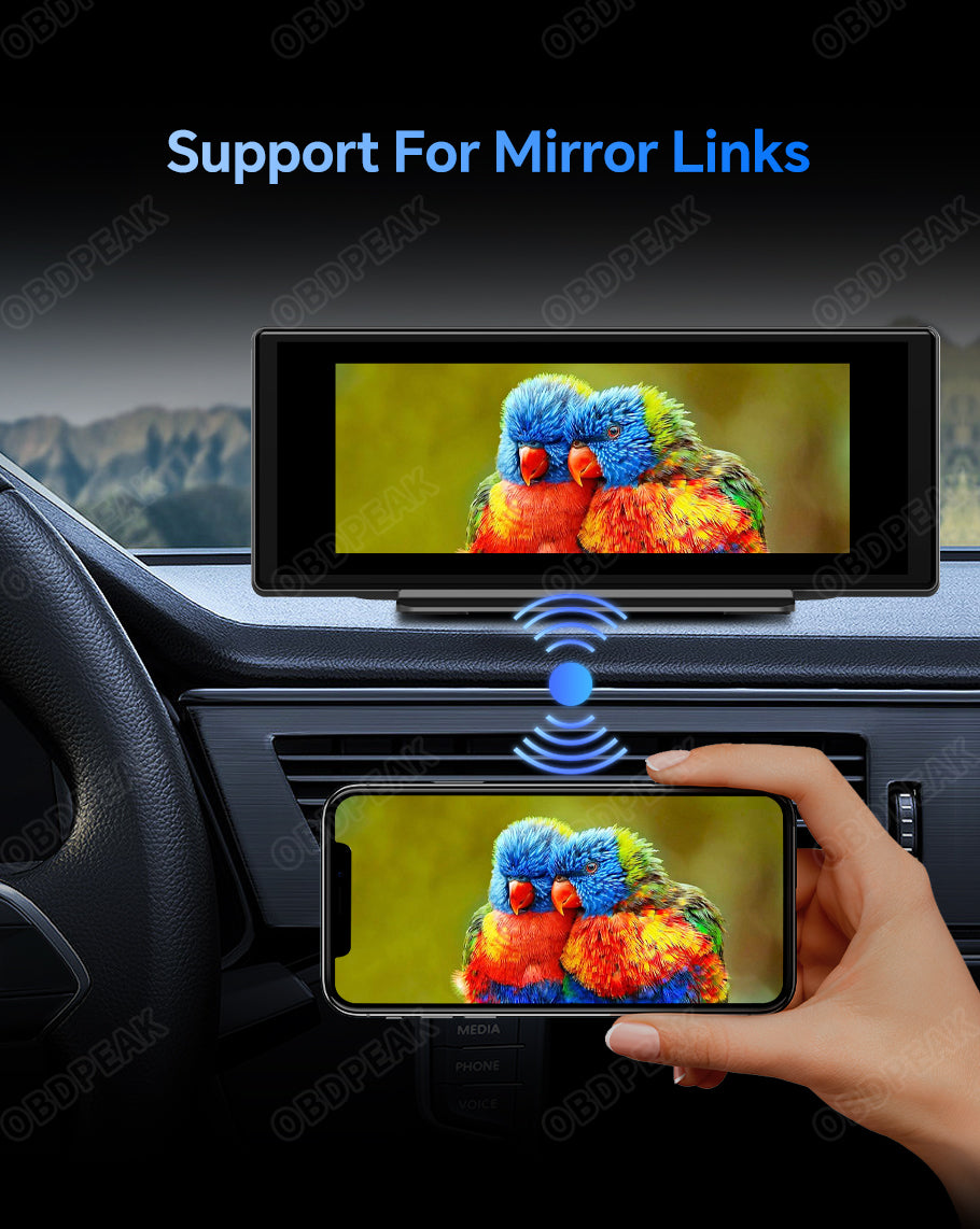 Carplay Android Auto AI Screen Rearview Mirror Camera