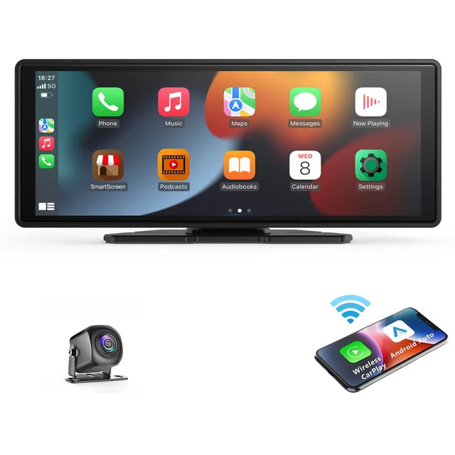 Wireless Car Stereo with Carplay Android Screen