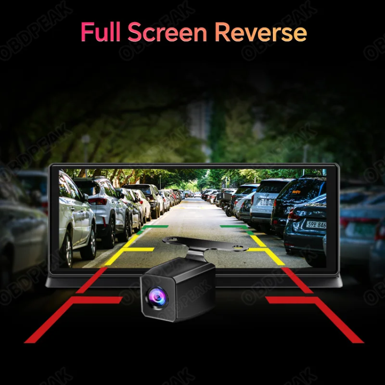 Ai Screen Dash Cam Dual Len 4K Video Recorder